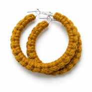 Brinco Torce Bonita Amarelo Argola